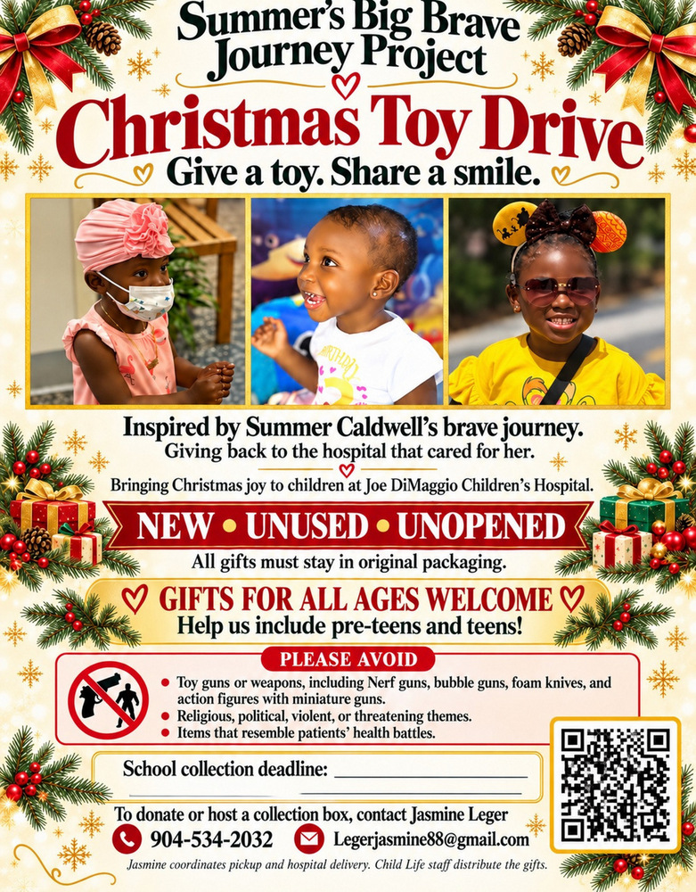 Christmas Toy Drive flyer