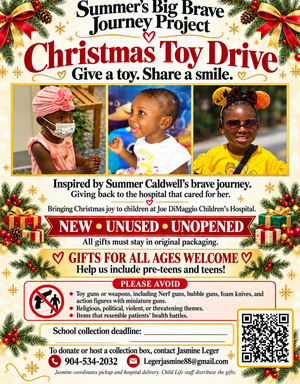 Christmas Toy Drive flyer